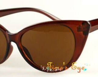 Brown cat eye sunglasses