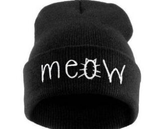 Meow hat - black