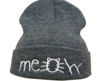 Meow hat - gray